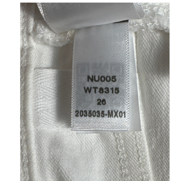 NWT Madewell Flared Wide-Leg Crop Jeans in Pure White Size 26 - Picture 14 of 16